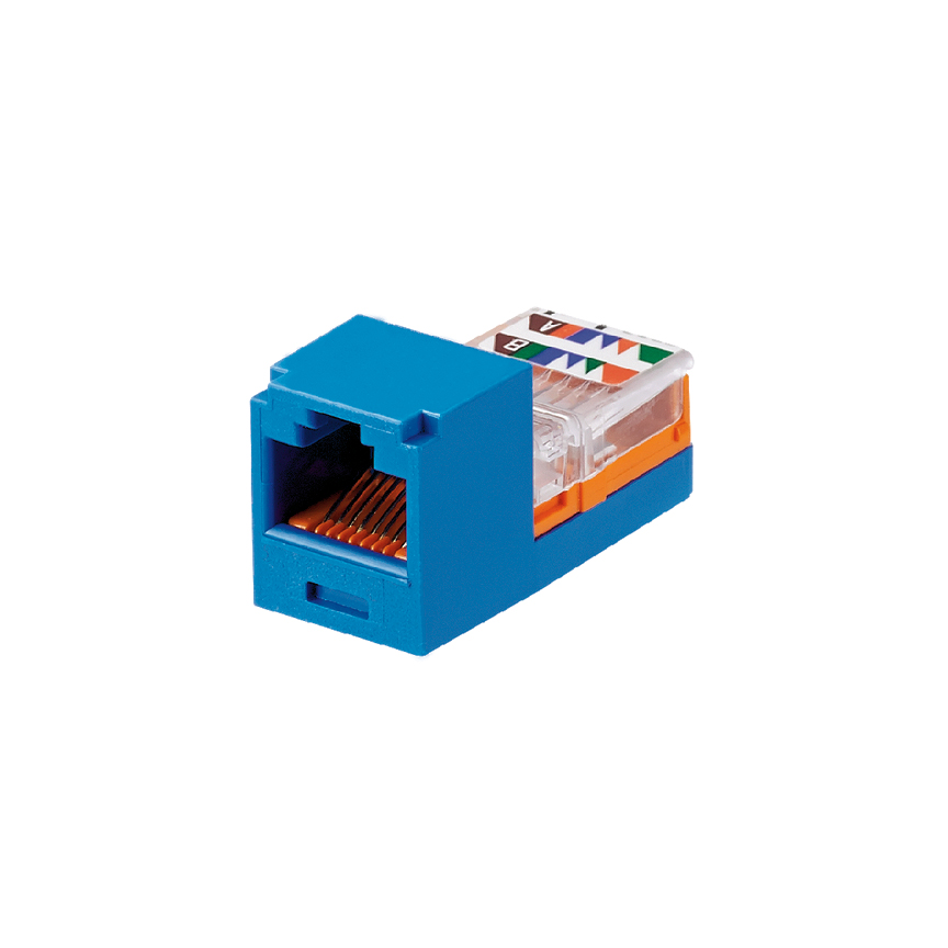 Jack Cat-5e a/b, Minicom Panduit, Azul